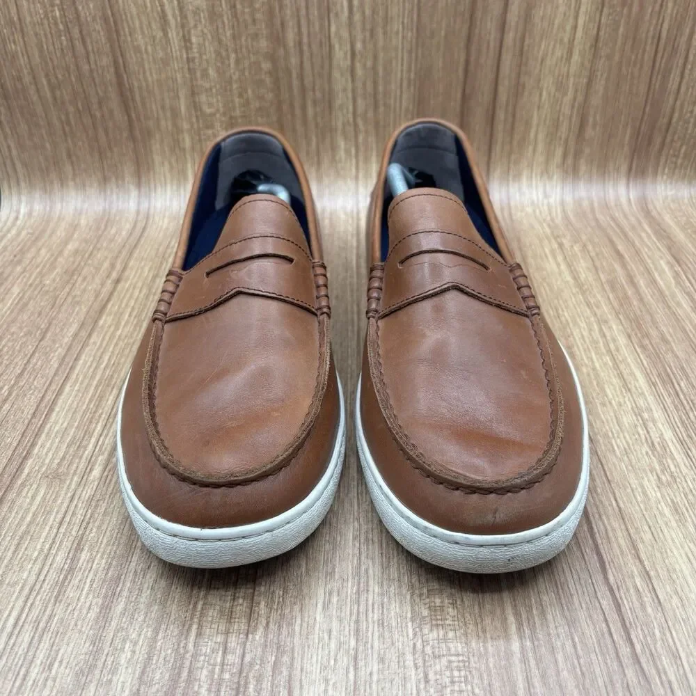 Cole Haan Nantucket Penny Loafer men’s shoes size 13 M Brown‎